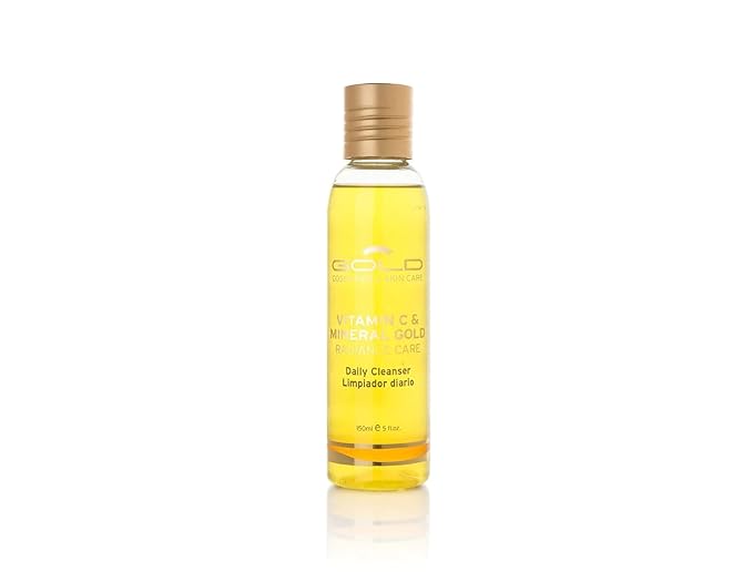 Gold Cosmetics & Skin Care Vitamin C & Mineral Gold Skincare, with Collagen (Daily Cleanser, 150ml)-Velvo Beauty