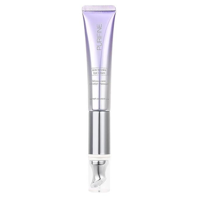 Eye Cream for Wrinkles and Fine Lines Microcurrent Massage Anti-wrinkle Eye Cream Anti Aging 0.5 fl oz-Velvo Beauty