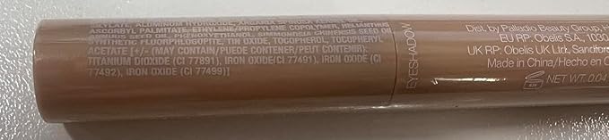 Palladio Waterproof Eyeshadow Stick with Blending Sponge, Long Lasting & Effortless Application, Smudge Free & Crease Proof Formula, Matte & Shimmer Shades, Buildable Eye Shadow (Champagne Shimmer)-Velvo Beauty