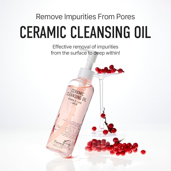 Parnell Aha Omija Ceramic Cleansing Oil 200ml / 6.76 fl.oz | blackhead melting, korean facial cleanser, korean skincare-Velvo Beauty