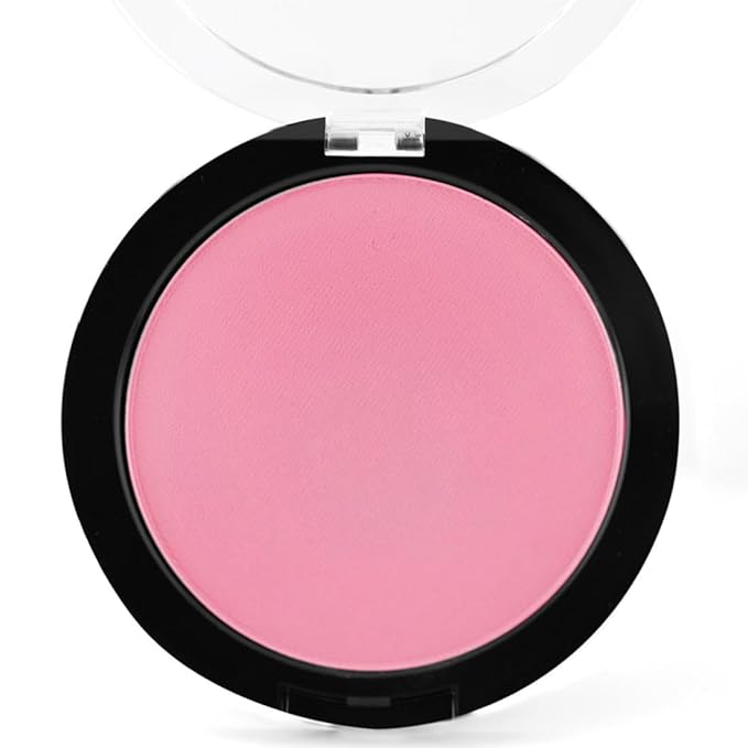 Palladio Matte Blush, Brushes onto Cheeks Smoothly, Soft Matte Look and Even Finish, Flawless Velvety Coverage, Effortless Blending Makeup, Flatters the Face, Convenient Compact, Berry Pink-Velvo Beauty