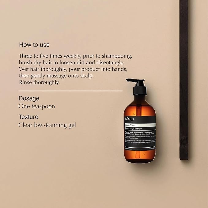 Aesop Classic Shampoo & Conditioner Set | Adds Shine, Hydration, Softness to Hair | 500 mL / 16.9 oz-Velvo Beauty