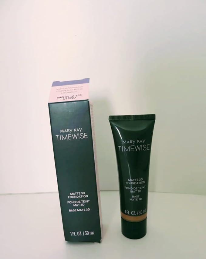 Mary Kay TimeWise Matte-Wear 3D Foundation 1 Fl oz. / 30 ml - Bronze W 120-Velvo Beauty