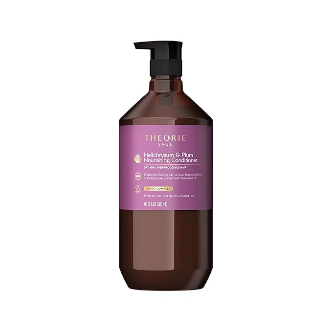Theorie Helichrysum & Plum - Nourishing Conditioner - For Dry & Over Processed Hair, 800mL-Velvo Beauty