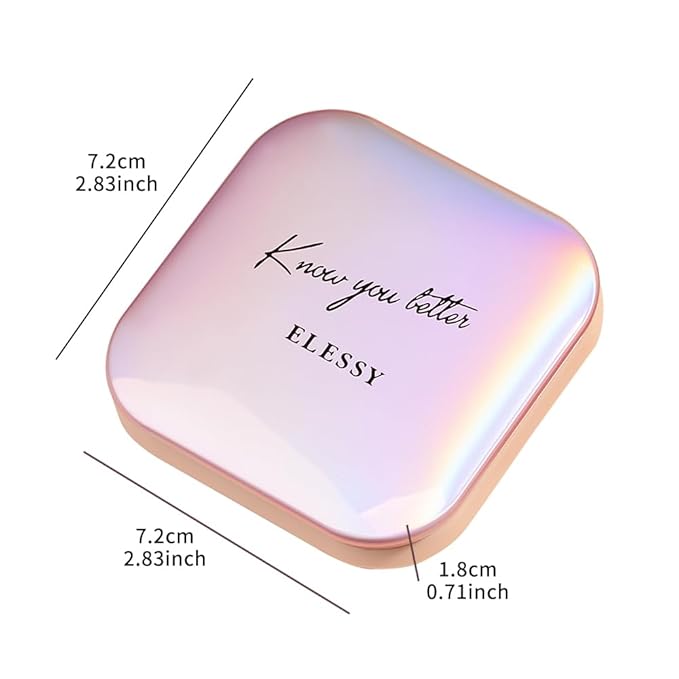 ELESSY Highlighter Makeup Palette Glitter Pink Highlighter Palette Shimmer Highlighter Powder Suit All Skin Tones-DAWN GLOW-Velvo Beauty