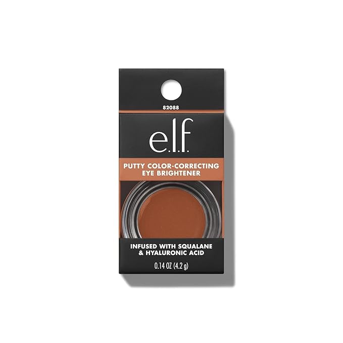e.l.f. Putty Color-Correcting Eye Brightener, Under-eye Brightener & Primer Reduces Appearance Of Dark Circles, Vegan & Cruelty-Free, Tan/Deep-Velvo Beauty