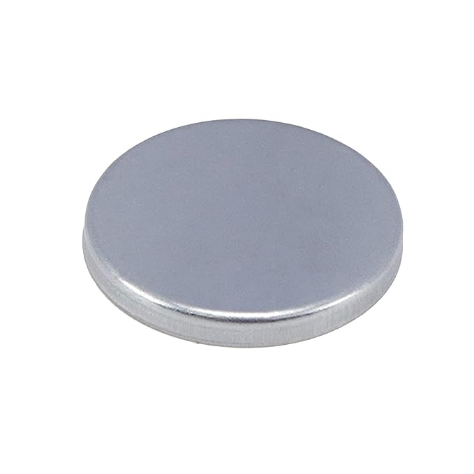 Pack of 30 Empty Round Metal Pans 26mm Eyeshadow Palette Pans Replacement for Magnets Makeup Palettes (3mm Height) Silver-Velvo Beauty
