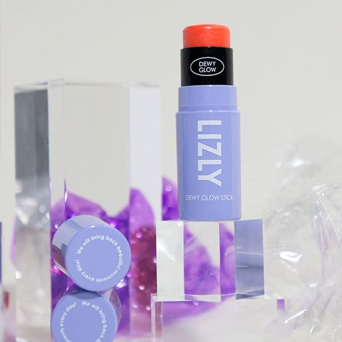 Vegan Blush Stick Multi Balm Cheek Stick Korean Make Up Dewy Glow Balm Stick sonrojo (01 Coral)-Velvo Beauty