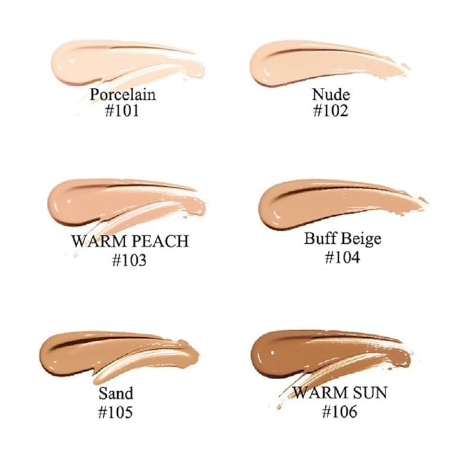 2 Pack PHOERA Foundation 103 Warm Peach Makeup,Full Coverage Foundation for Women and Girls-Velvo Beauty