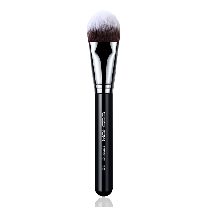 EIGSHOW Flat Foundation Brush, Large Face Makeup Brush with Soft Dense Synthetic Bristles for Blending Liquid Cream Powder (F628)-Velvo Beauty