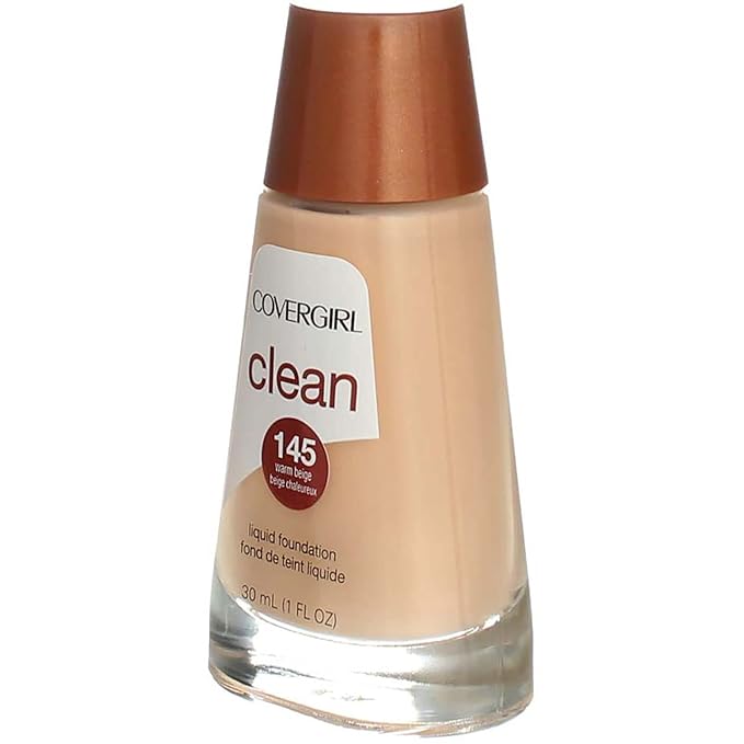 Cover Girl 00417 145wrmbei Warm Beige Clean Liquid Make Up-Velvo Beauty
