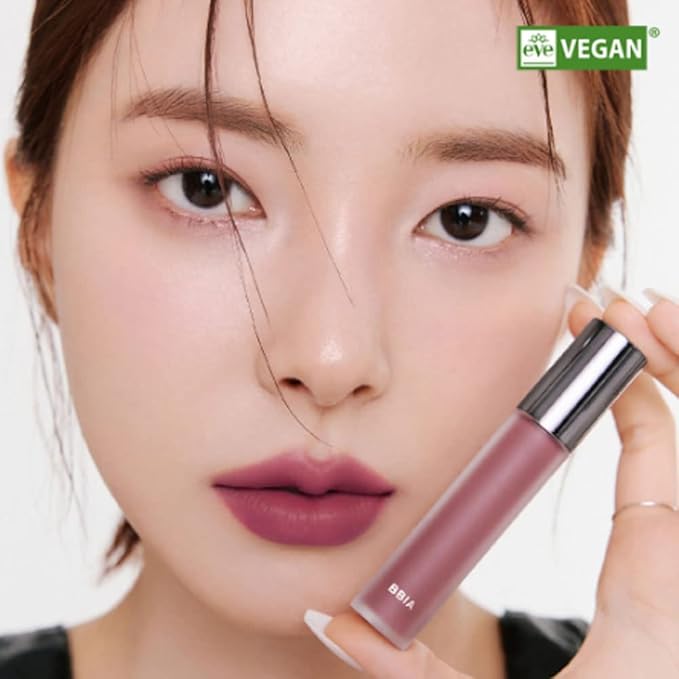 BBIA Last Velvet Tint - Soft & Creamy Matte Finish Lip Stain, Blur Effect with Velvety Texture, Long-Lasting, High Pigment, Lightweight, Non-Drying, Vegan, Korean Lip Makeup (V37 FEIGN UNMOVED)-Velvo Beauty