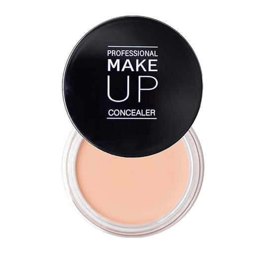 7 Color Solid Concealer Full Coverage Correcting Cream Concealer Waterproof Long-lasting Under Eye Concealer for Dark Circles Color Corrector Pro Concealer (Color 04)-Velvo Beauty