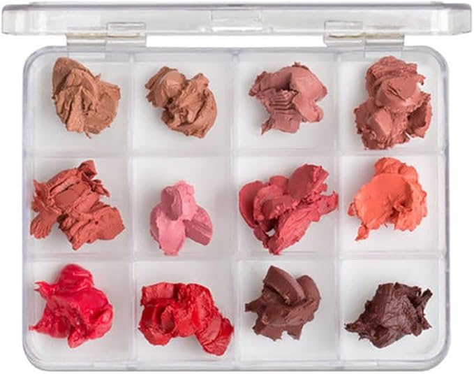 Viking Jack, Empty Makeup Palette Case made for Depotting Makeup/Creams into a Transparent Container, 12 Sections-Velvo Beauty