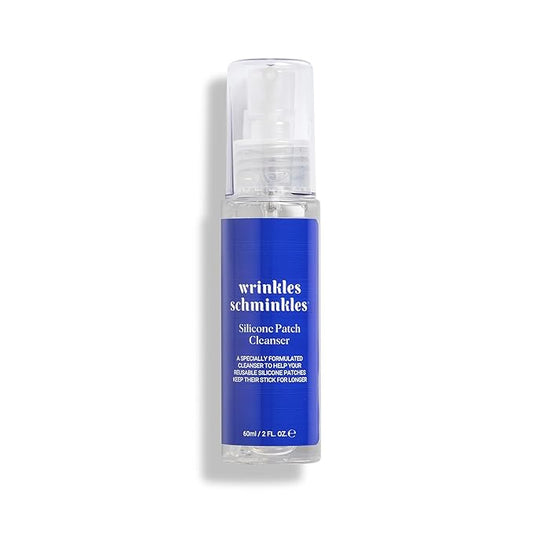 Wrinkles Schminkles Patch Cleanser - for Adhesive Preservation While Gently Cleaning Silicone Wrinkle Patches -Ultimate Face Rejuvenation Kit - (2 Fl Oz)-Velvo Beauty