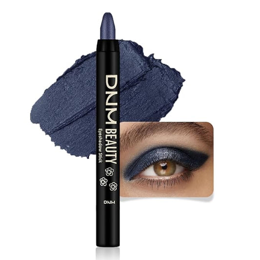 evpct Midnight Blue Shimmer Cream Eye Shadow Brightener Sticks Set for Eyes, Blue Shimmery Matte Pencil Eye shadow Applicator Stick Pen Palette Makeup Waterproof sombras en crema para ojos 31#-Velvo Beauty