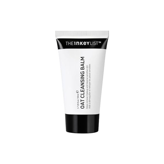The INKEY List Mini Oat Cleansing Balm, Rich Balm Removes Makeup and Impurities, Reduces Redness, Travel Size, 1.69 Fl Oz each-Velvo Beauty