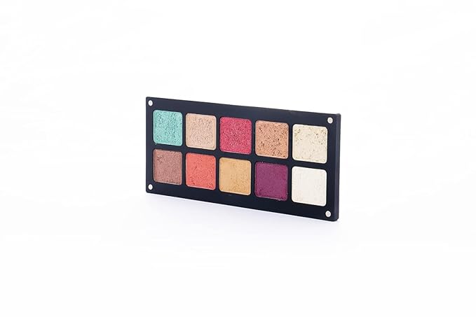 Chromatic Eyeshadow Palette | 10 Vibrant Shades for Unlimited Creativity. (Chromatic 1)-Velvo Beauty