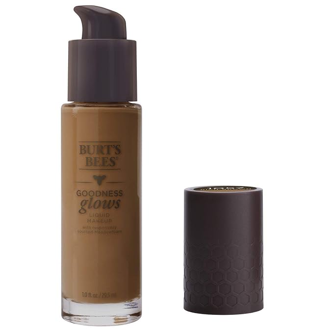 BURTS BEES Rich Brown Goodness Glows Liquid Makeup, 1 FZ-Velvo Beauty