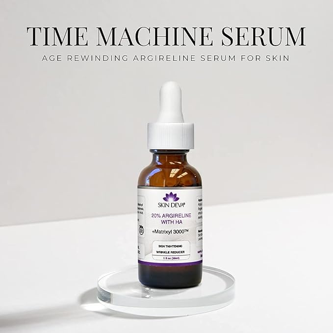 SKIN DEVA 20% Argireline Serum with Matrixyl 3000 Pure Hyaluronic Acid Serum For Face Deep Wrinkle Reducer Anti Aging Tones Skin and Stimulates Collagen Peptides Serum For Face-Velvo Beauty