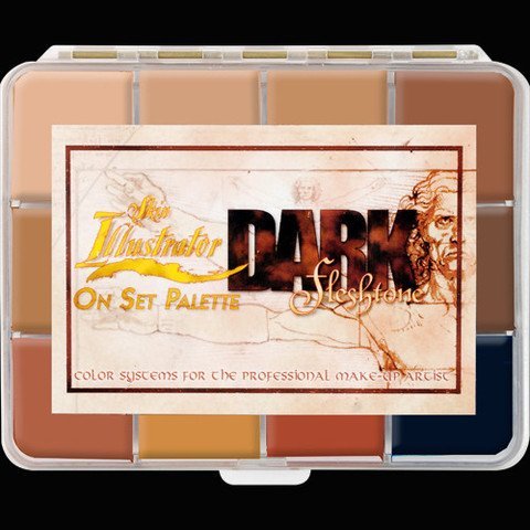 PPI Skin Illustrator On Set Dark Flesh Tone Makeup Palette-Velvo Beauty