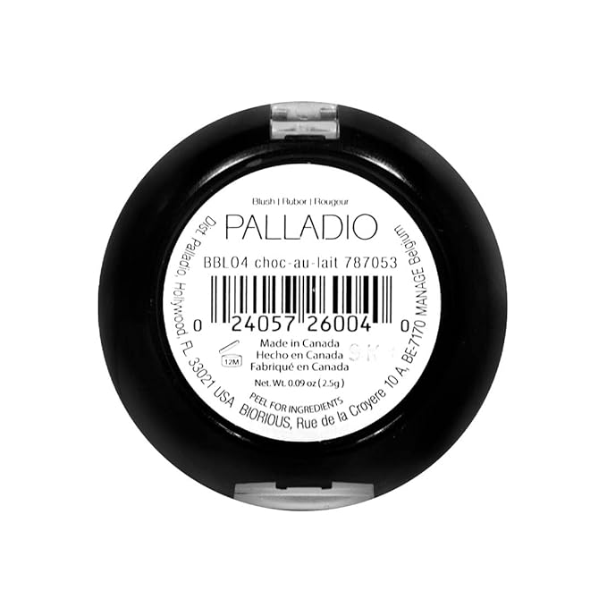 Palladio Baked Blush, Highly Pigmented Shimmery Formula, Easy to Blend & Highly Buildable, Apply Dry for a Natural Glow or Wet for a Dramatic Luminous Look, Long Lasting for All day Wear, Cho-Au-Lait-Velvo Beauty
