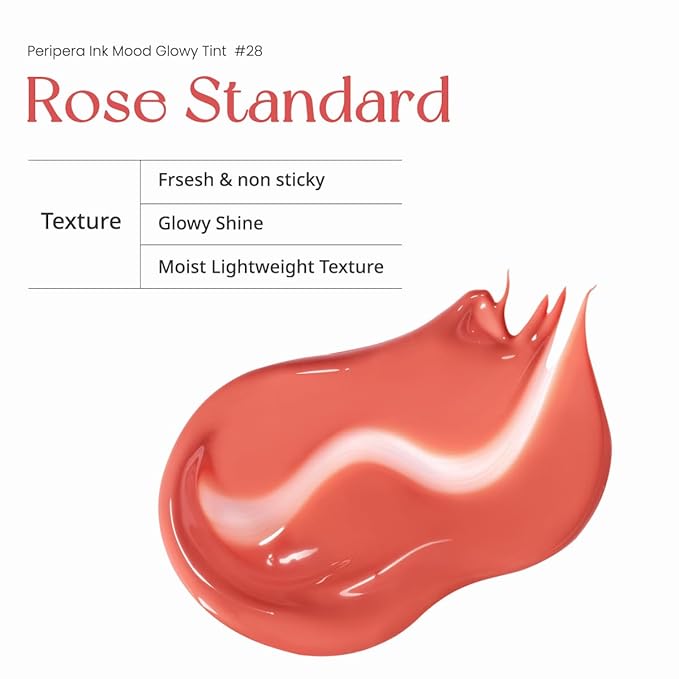 Peripera Ink Mood Glowy Tint (028 ROSE STANDARD)-Velvo Beauty