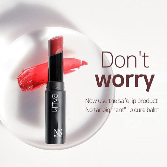 NATURAL SHINE Lux Triple Lip CURE Balm ATHENA (Red Orange) | Chapstick Hydration and Exfoliator | Overnight Lip Treatment Care Deep Nourishing for Dry Cracked Chapped Lips (0.17oz)-Velvo Beauty