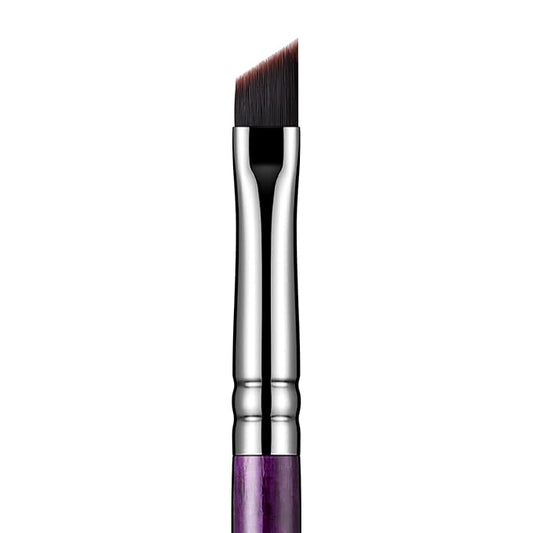 Eyeliner Brush Fine Angled - PRO Precision Gel Eye Liner Makeup Brush -Ultra Thin Slanted Flat Angle - Premium Cruelty Free Synthetic Bristles (E835 Purple)-Velvo Beauty