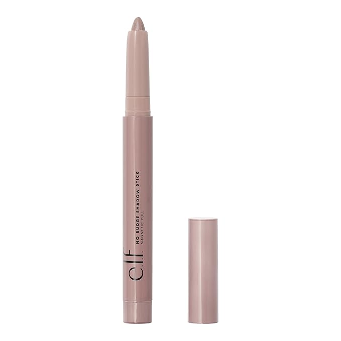 e.l.f. No Budge Shadow Stick, Longwear, Smudge-Proof Eyeshadow, Twist-up Design & Built-in Sharpener, Vegan & Cruelty-Free, Magnetic Pull-Velvo Beauty