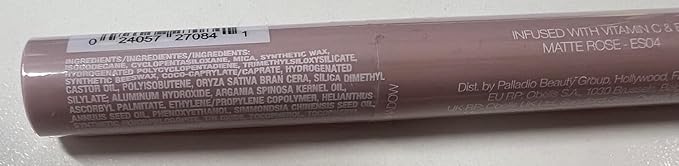 Palladio Waterproof Eyeshadow Stick with Blending Sponge, Long Lasting & Effortless Application, Smudge Free & Crease Proof Formula, Matte & Shimmer Shades, Buildable Eye Shadow (Matte Rose)-Velvo Beauty