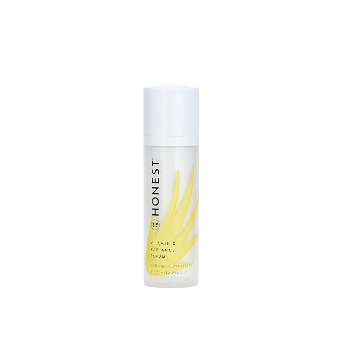 Honest Beauty Vitamin C Radiance Brightening Serum | Improves Skin Tone + Complexion | Vitamin C, Pearl, Hyaluronic Acid | EWG Verified + Cruelty Free | 1 fl oz-Velvo Beauty
