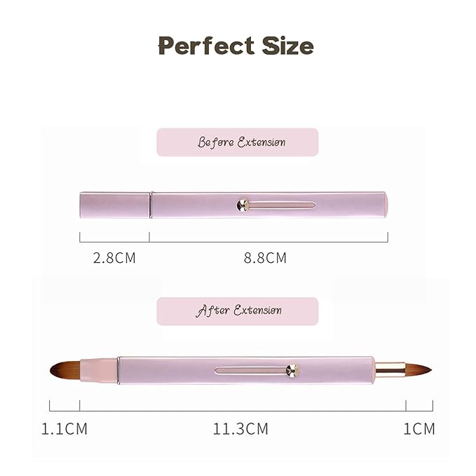 Lip Applicator Brush - 3 Pack Exquisite Professional Dustproof Retractable Lip Brush - Makeup Lipstick Lip Gloss Applicators (Pink Red Gold)-Velvo Beauty