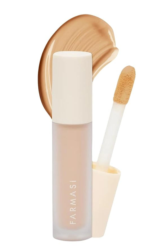 FARMASI Vfx Pro Liquid Concealer Makeup, All-in-one Full Coverage, Highly Pigmented Concealer for All Skin Type, Hide Shadows & Imperfections, Enhance Skin Fullness Foundation Concealer 0,24 Fl Oz C07-Velvo Beauty