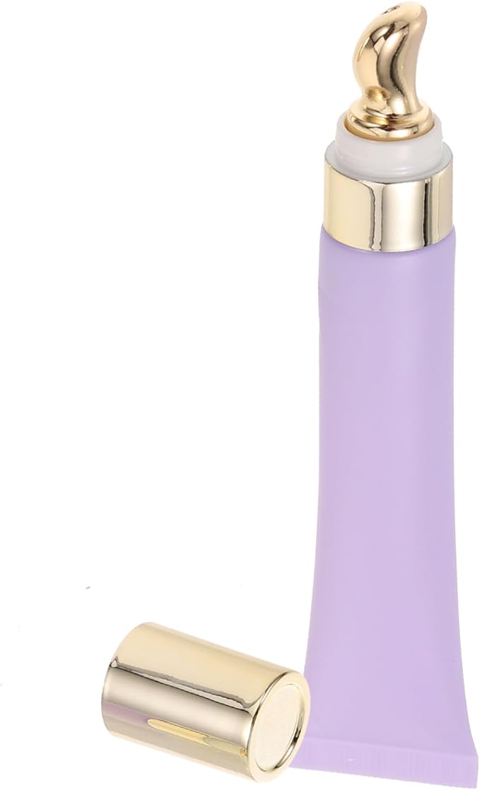 Empty Eye Cream Squeeze Tubes: 20ml Refillable Essential Oil Roller Sample Travel Container Cosmetics Roll on Bottle Dispenser for Lip Balm Gloss-Velvo Beauty