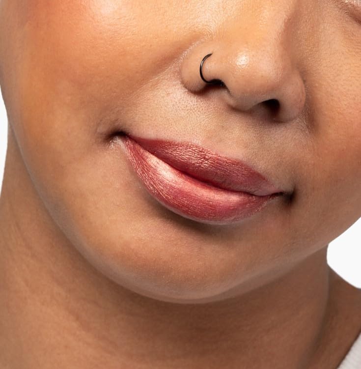 Aromi Copper Metallic Liquid Lipstick | Bronze Lip Color with Shimmery Finish, Long-lasting, Waterproof, Vegan, Cruelty-free, Handmade (Copper Bliss)-Velvo Beauty