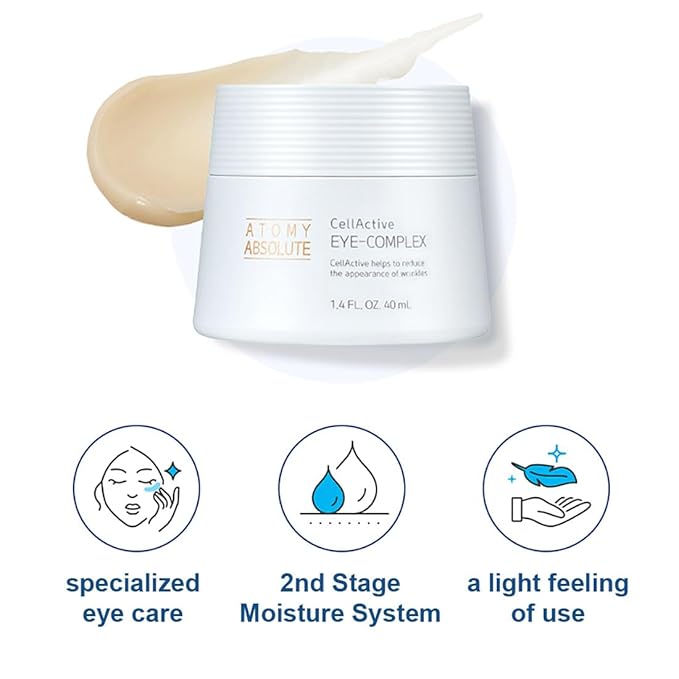 Atomy Absolute CellActive Eye Complex 40ml (1.4. FL. OZ.) Eye Cream for Face, Skin Care Routine.-Velvo Beauty