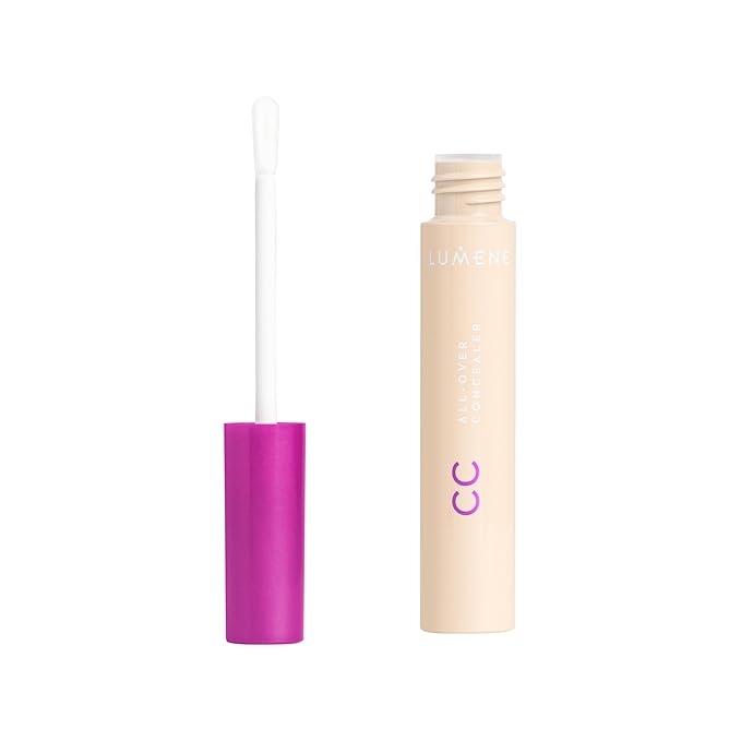 Lumene Under Eye Concealer - CC All-Over Hydrating Concealer with Medium Coverage - Multi-Tasking Under Eye Makeup Infused with Hyaluronic Acid with a Skin-Like Finish - 00 Ultra Light (0.3 fl oz)-Velvo Beauty