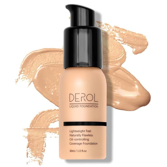 Foundation Full Coverage Liquid Foundation Cream - Lightweight Concealer - Suitable for All Skin Types (cheese 03)-Velvo Beauty