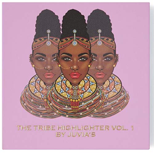 Juvia's Place Highlighter Tribe Glow Vol.1 - Highlighter Powder, Baked Highlighter, Shimmer Highlighter Makeup, Long-Wearing & Illuminating Cheek Highlighter - Suitable for Darker Skin Tones-Velvo Beauty