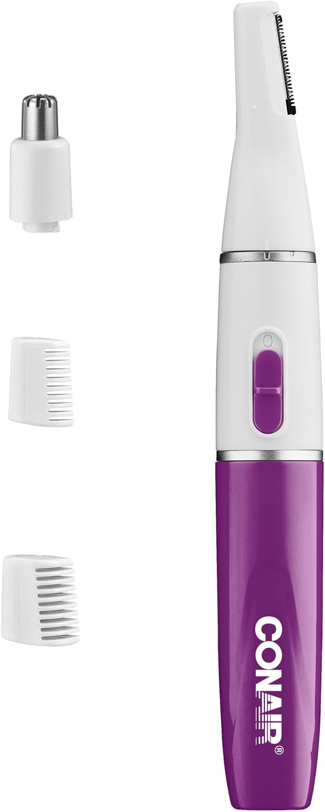 Conair All-in-1 Facial Hair Trimmer for Women, Perfect for Face, Ear/Nose and Eyebrows, Battery-Powered-Velvo Beauty