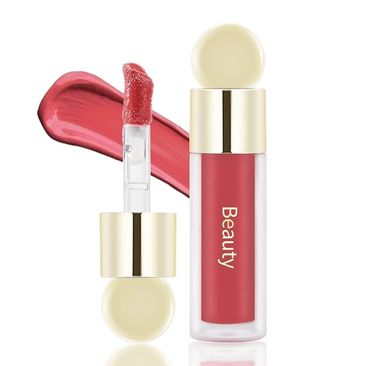 Boobeen Liquid Blush Velvet Cream Blush Makeup Matte Soft Gel Face Blush Makeup for Cheeks, Lightweight Blendable Liquid Blush Stick, Long-lasting Smooth Natural Blush Color-Velvo Beauty