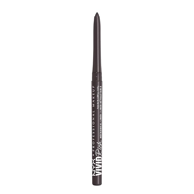 NYX PROFESSIONAL MAKEUP Mechanical Eye Pencil, Vivid Rich Mechanical, Creamy Retractable Eyeliner - Truffle Diamond, Pewter Eyeliner-Velvo Beauty
