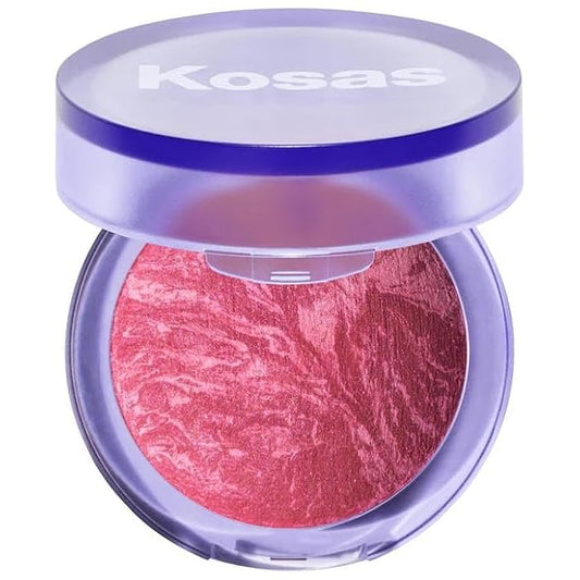 Kosas Blush is Life Baked Talc-Free Dimensional Blush - Adrenaline (hot fuschia), 0.16 Ounce (Pack of 1)-Velvo Beauty