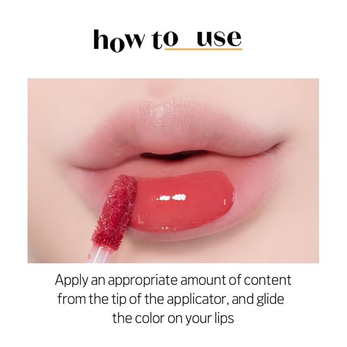 ETUDE Over Glowy Lip Stain Tint #4 Milk Brew | Non-Sticky Vegan Lip Tint | Moisturized & Long-lasting Lip Gloss | Daily Lip Stain for Dry Lips, Korean Makeup, K-beauty-Velvo Beauty