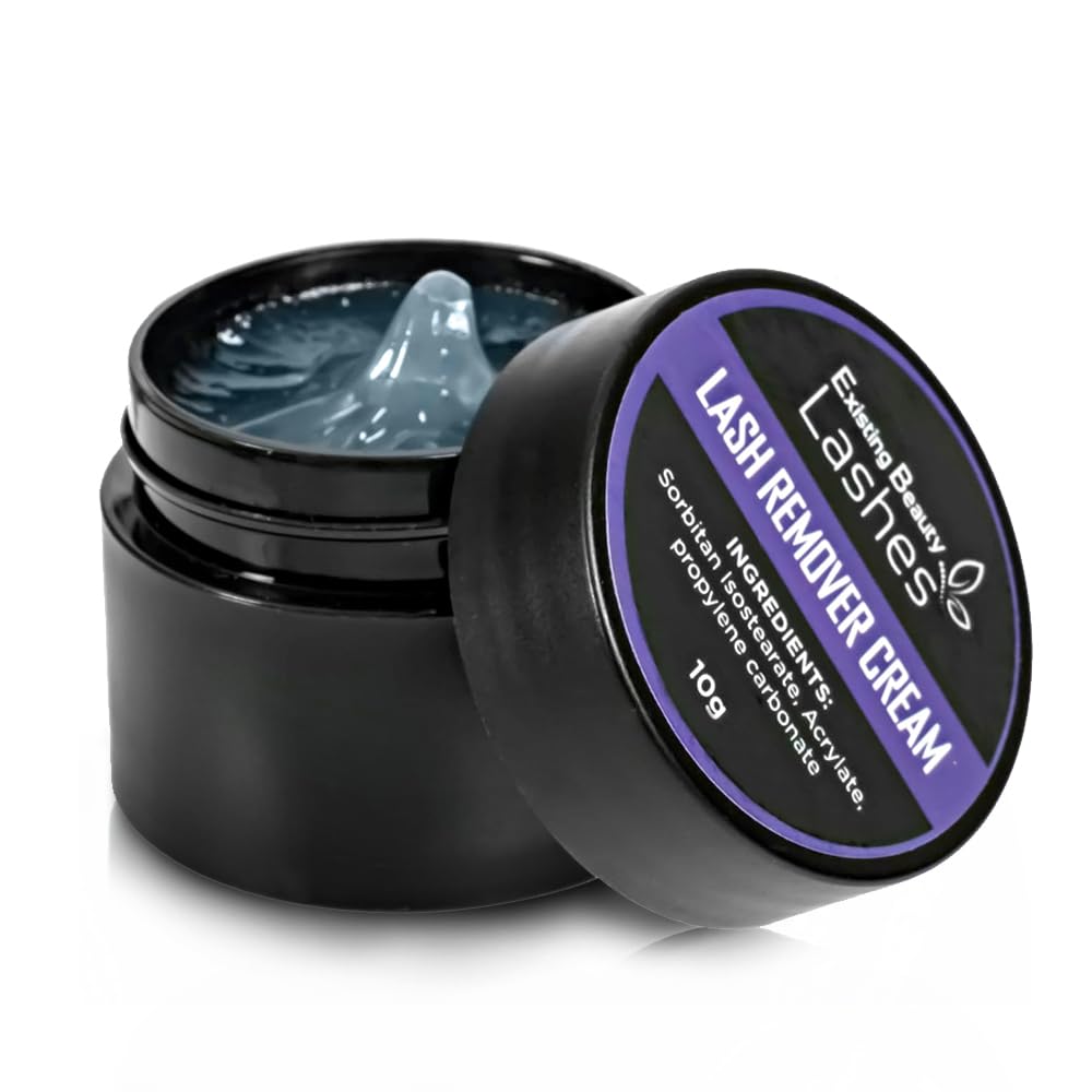 Eyelash Extension Remover Cream - Lash Remover for Lash Extensions Has Fast Acting and Gentle Formula for Easy Lash Removal - Works on UV Eyelash Extension Glue - by Existing Beauty Lashes - 10g-Velvo Beauty