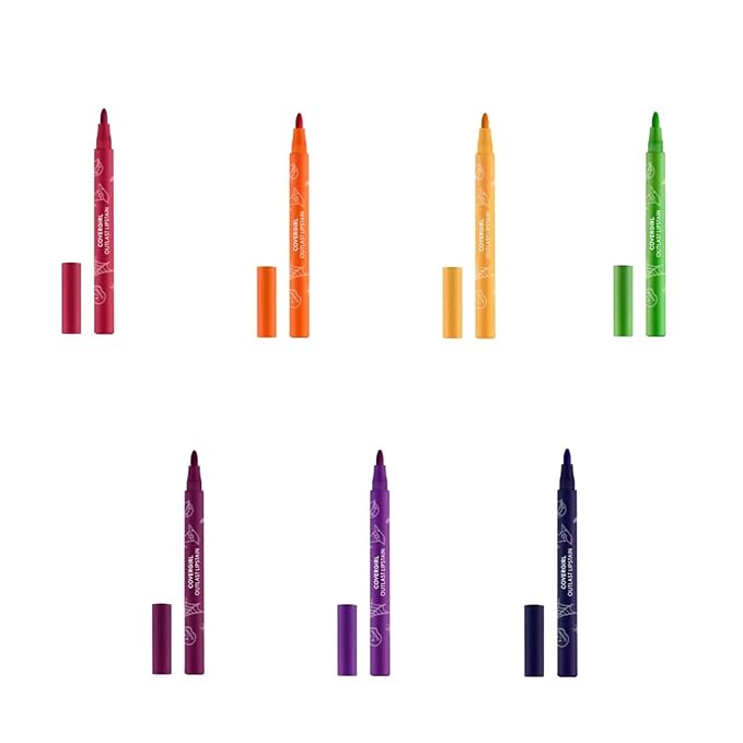 COVERGIRL Outlast Lipstain Halloween Limited Edition 7 PC Bundle-Velvo Beauty