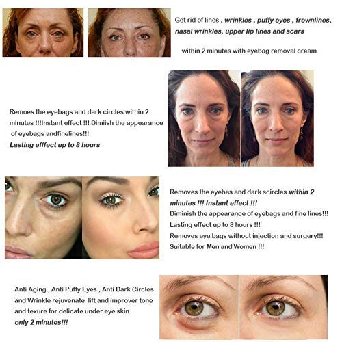 Magic Eye Cream, Instantly Remove Under Eye Bags Wrinkles Puffiness Dark Circles and Fine Lines, Anti Aging Eye Cream for Men Women-Velvo Beauty