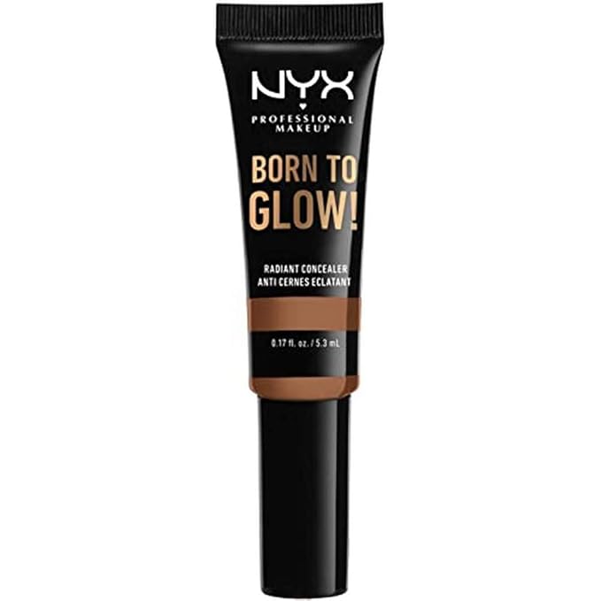 NYX PROFESSIONAL MAKEUP Born To Glow Radiant Concealer, Medium Coverage - Mahogany-Velvo Beauty