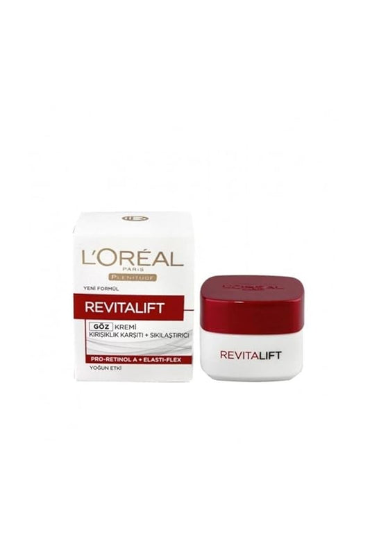 L'Oreal Paris Plenitude Revitalift Anti-Wrinkle Plus Firming Eye Cream for Unisex, 0.5 Oz-Velvo Beauty